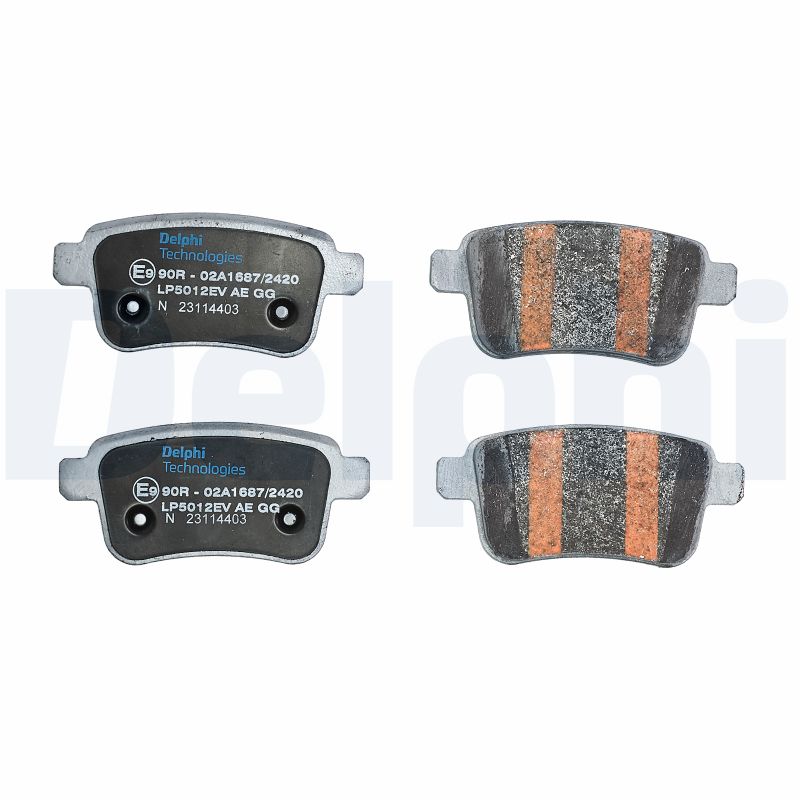 Brake Pad Set, disc brake - LP5012EV DELPHI