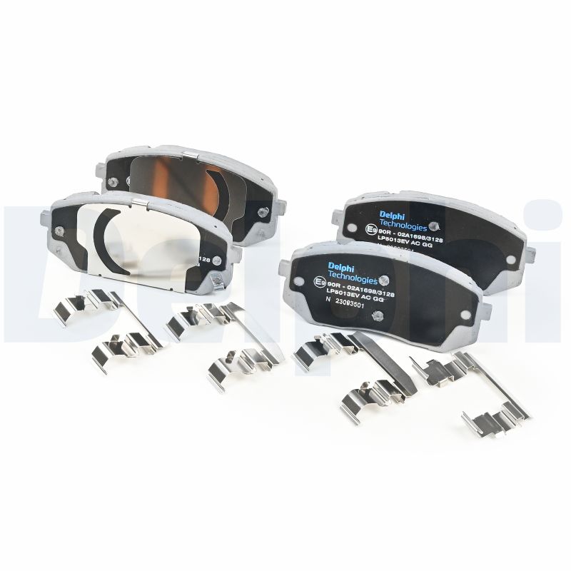 Комплект тормозных колодок, дисковый тормоз - LP5013EV DELPHI