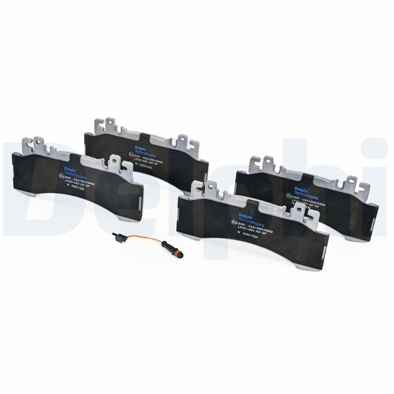 Комплект тормозных колодок, дисковый тормоз - LP5015EV DELPHI