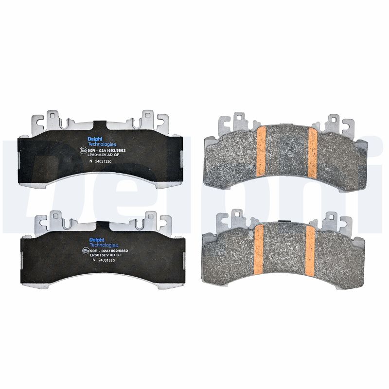 Комплект тормозных колодок, дисковый тормоз - LP5015EV DELPHI