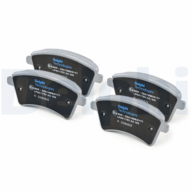 Комплект тормозных колодок, дисковый тормоз - LP5017EV DELPHI