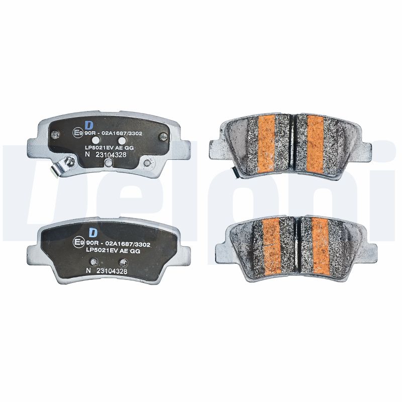 Brake Pad Set, disc brake - LP5021EV DELPHI