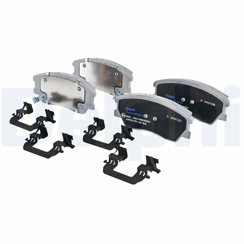 Комплект тормозных колодок, дисковый тормоз - LP5031EV DELPHI