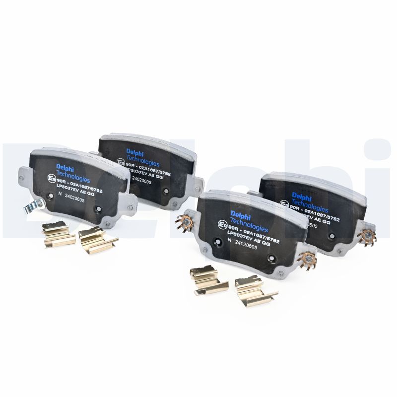 Kit pastiglie freno, Freno a disco - LP5037EV DELPHI