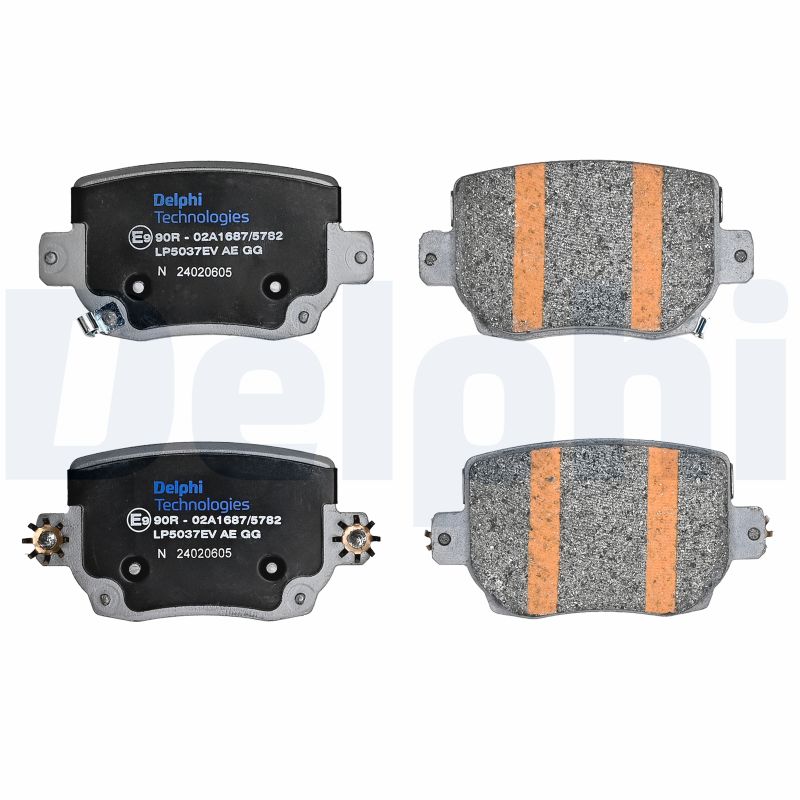 Brake Pad Set, disc brake - LP5037EV DELPHI