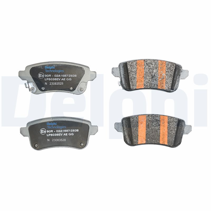 Brake Pad Set, disc brake - LP5038EV DELPHI