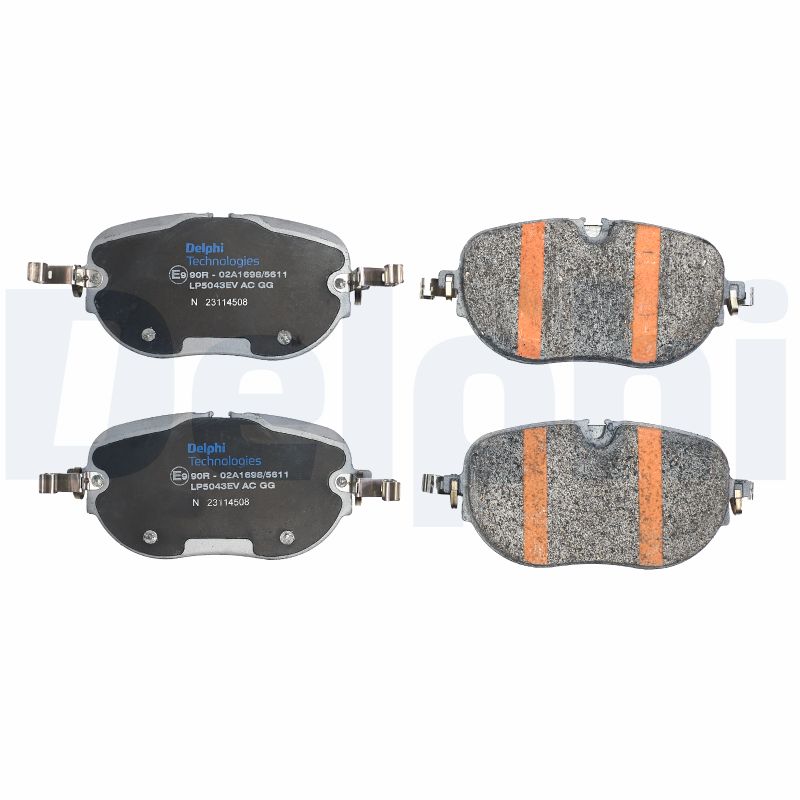 Brake Pad Set, disc brake - LP5043EV DELPHI