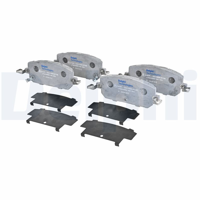 Brake Pad Set, disc brake - LP5045EV DELPHI