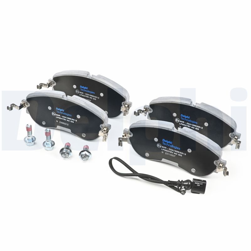 Brake Pad Set, disc brake - LP5047EV DELPHI