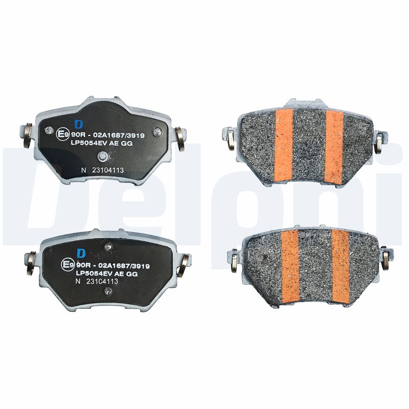 Комплект тормозных колодок, дисковый тормоз - LP5054EV DELPHI