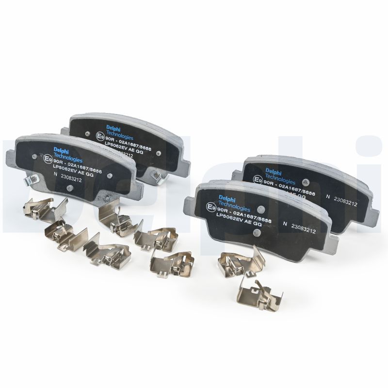 Комплект тормозных колодок, дисковый тормоз - LP5062EV DELPHI