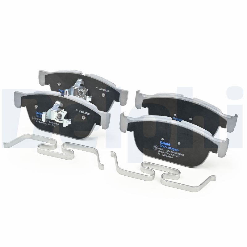 Комплект тормозных колодок, дисковый тормоз - LP5077EV DELPHI