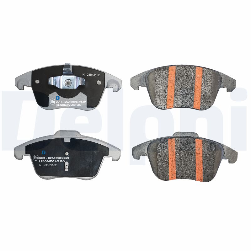 Комплект тормозных колодок, дисковый тормоз - LP5084EV DELPHI