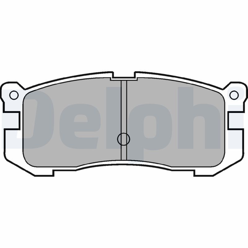Brake Pad Set, disc brake - LP624 DELPHI