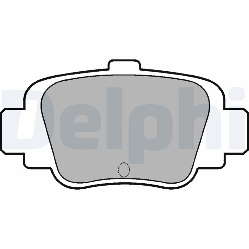 Brake Pad Set, disc brake - LP780 DELPHI