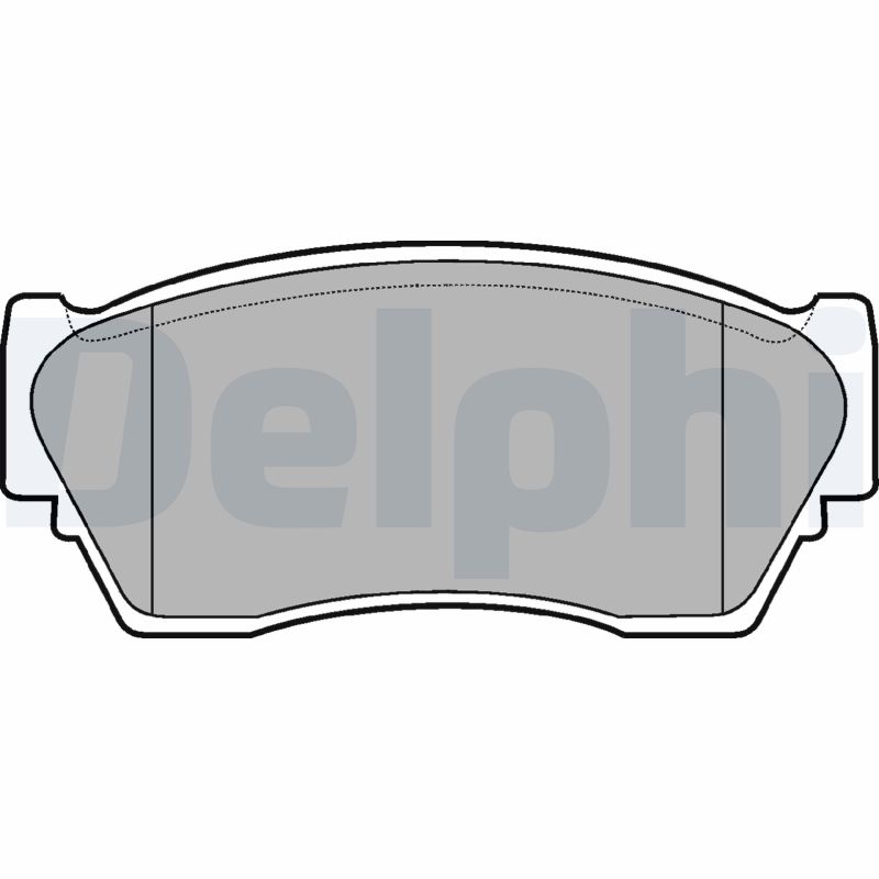 Brake Pad Set, disc brake - LP804 DELPHI