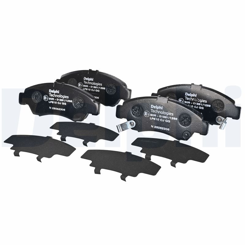 Kit pastiglie freno, Freno a disco - LP810 DELPHI