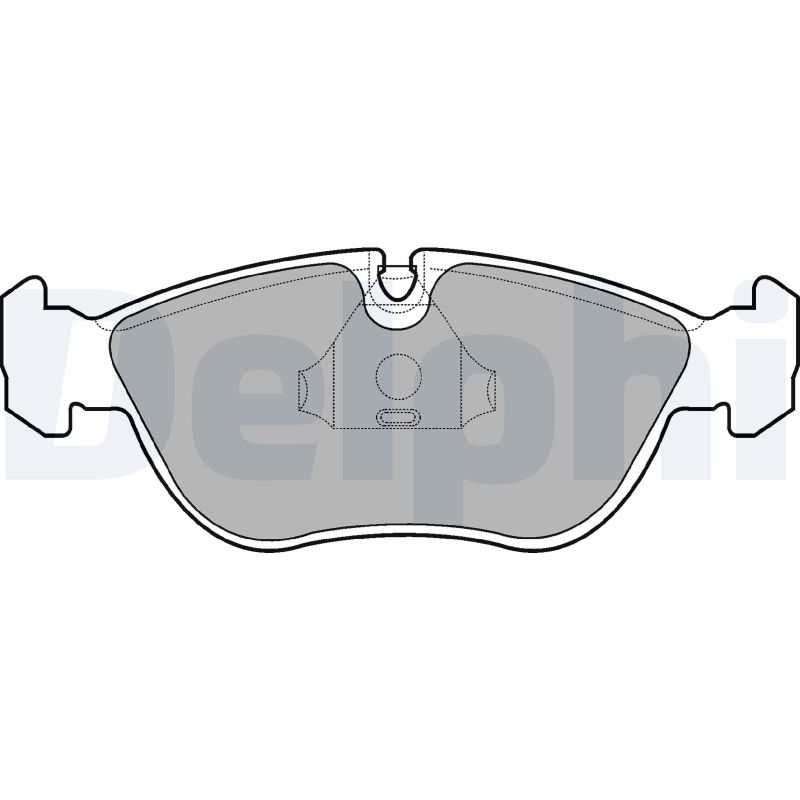 Brake Pad Set, disc brake - LP839 DELPHI