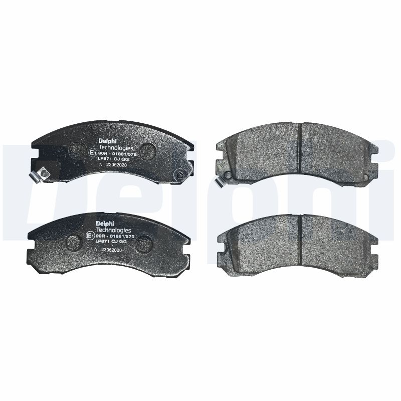 Brake Pad Set, disc brake - LP871 DELPHI