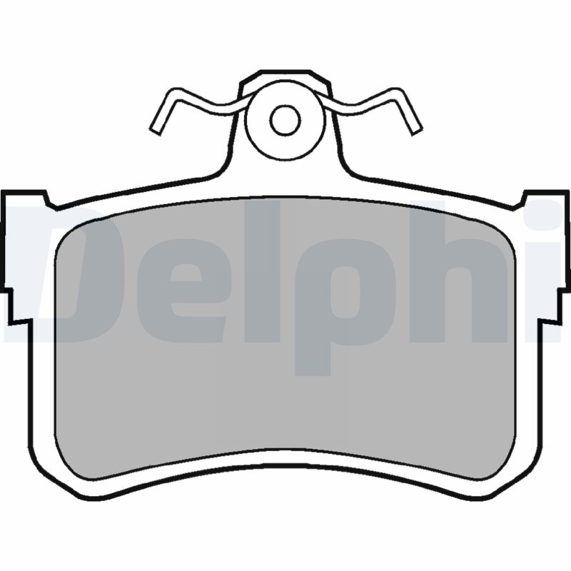Brake Pad Set, disc brake - LP880 DELPHI
