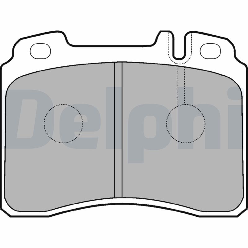 Brake Pad Set, disc brake - LP929 DELPHI