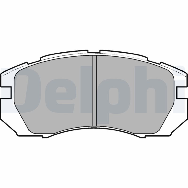 Brake Pad Set, disc brake - LP930 DELPHI