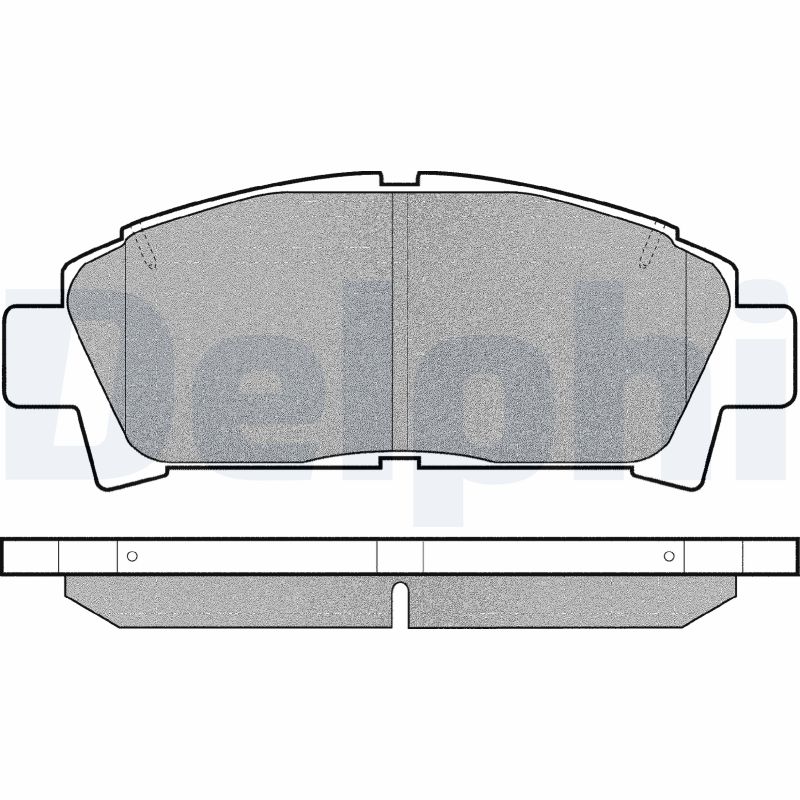 Brake Pad Set, disc brake - LP940 DELPHI