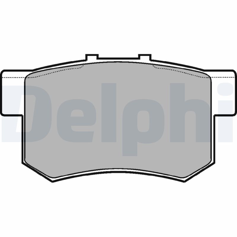 Brake Pad Set, disc brake - LP948 DELPHI