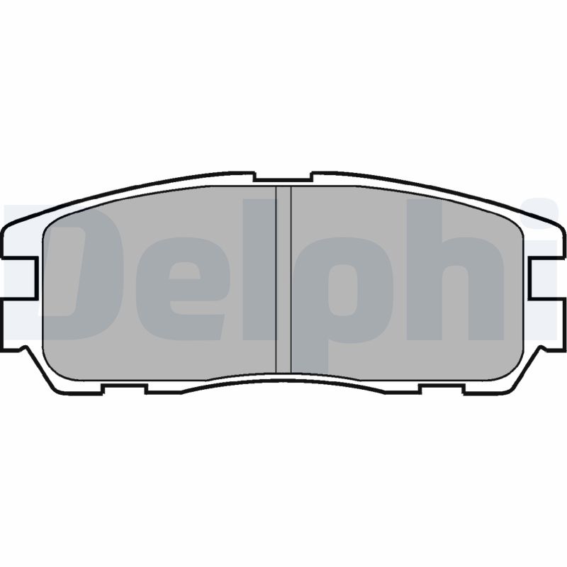 Brake Pad Set, disc brake - LP965 DELPHI