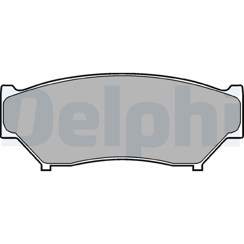 Brake Pad Set, disc brake - LP967 DELPHI
