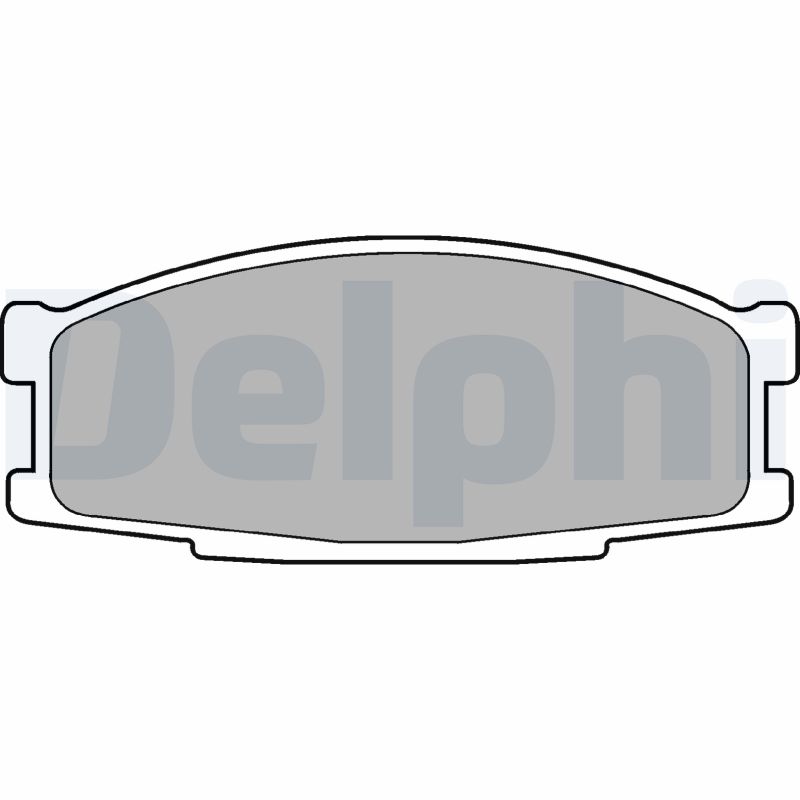 Brake Pad Set, disc brake - LP981 DELPHI