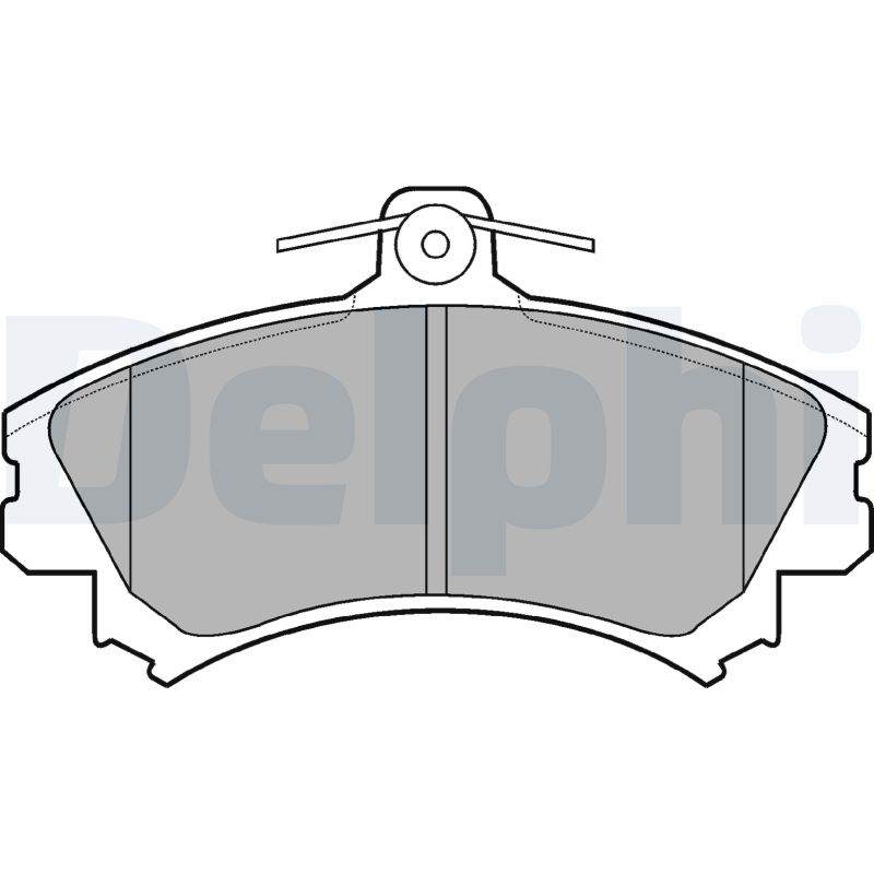 Kit pastiglie freno, Freno a disco - LP993 DELPHI