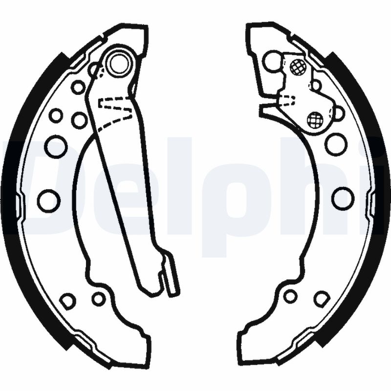 Kit ganasce freno - LS1276 DELPHI