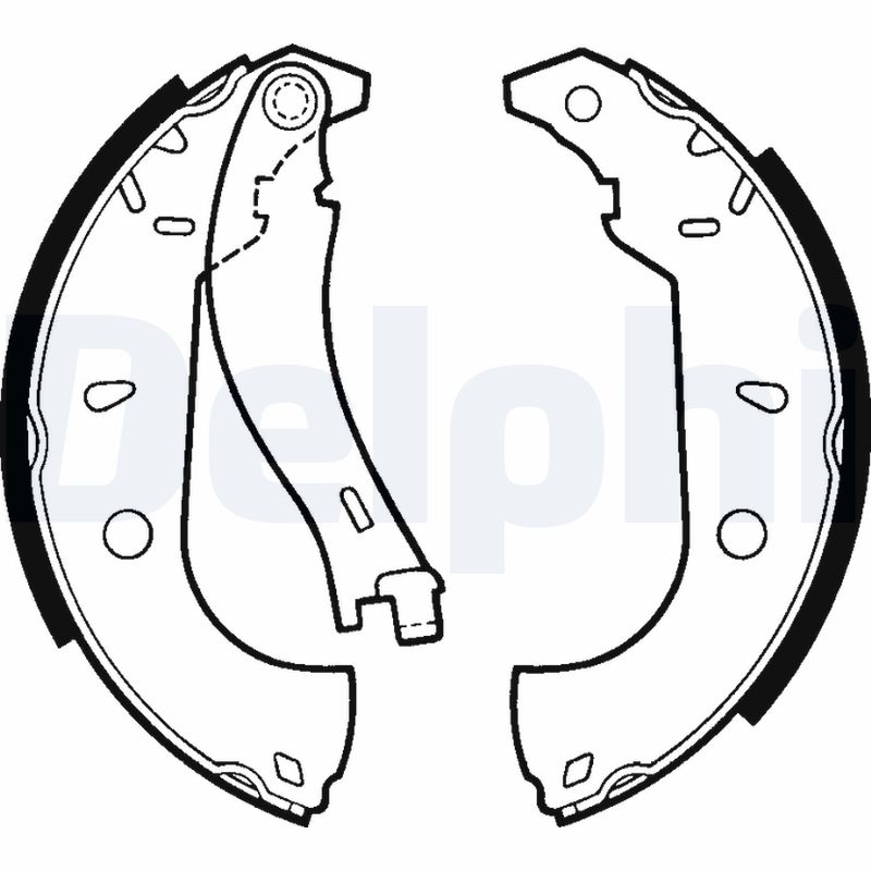Комплект тормозных колодок - LS1379 DELPHI