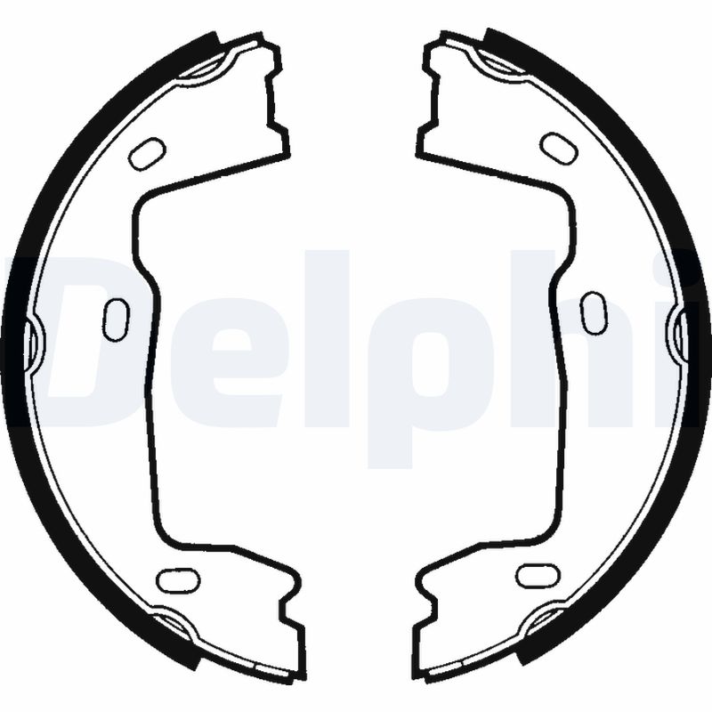 Kit ganasce freno - LS1381 DELPHI