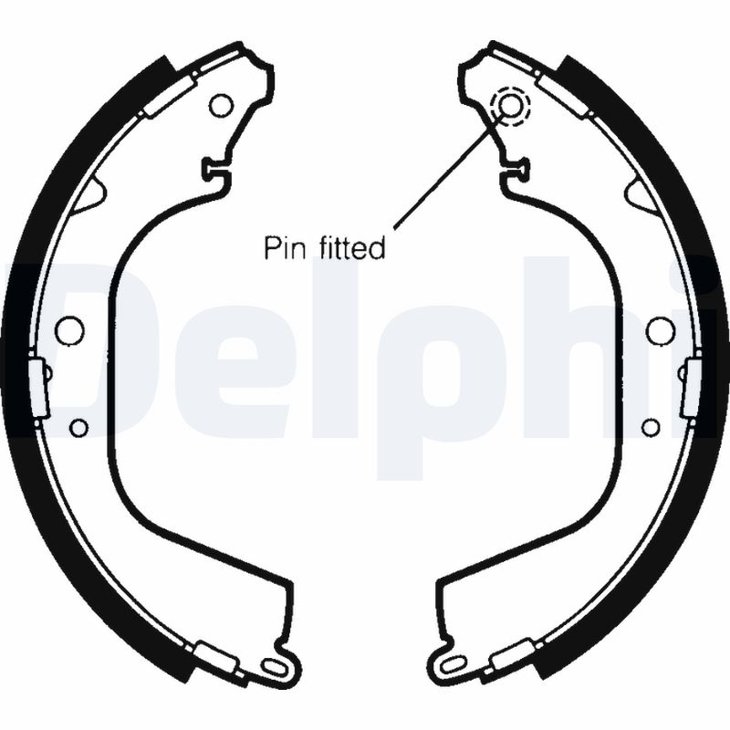Kit ganasce freno - LS1406 DELPHI