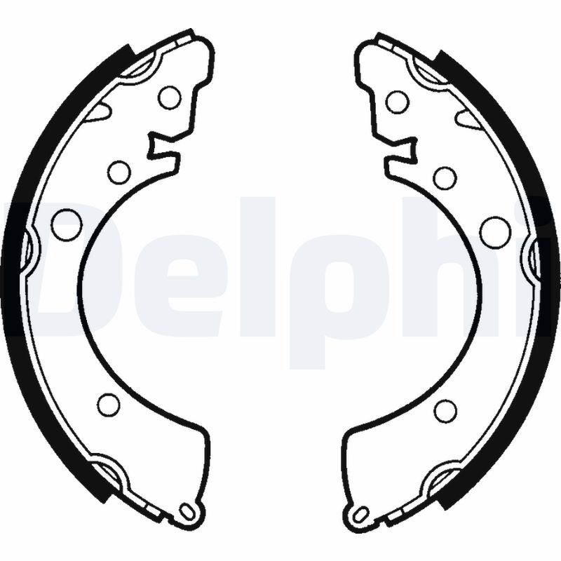 Brake Shoe Set - LS1417 DELPHI