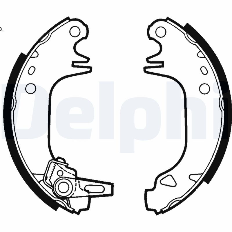 Kit ganasce freno - LS1423 DELPHI