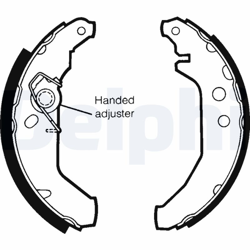 Brake Shoe Set - LS1435 DELPHI