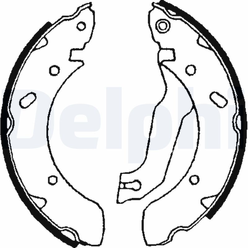Brake Shoe Set - LS1610 DELPHI