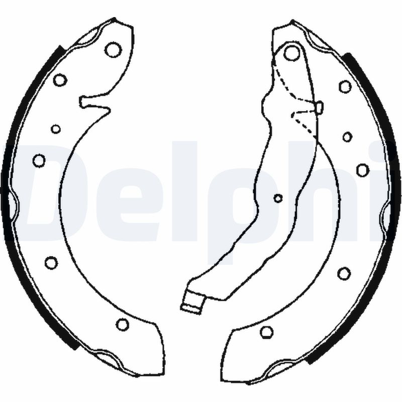 Brake Shoe Set - LS1634 DELPHI