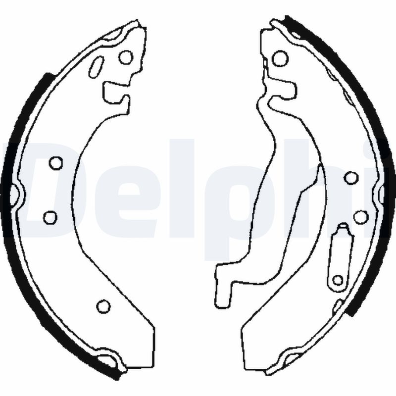 Brake Shoe Set - LS1645 DELPHI