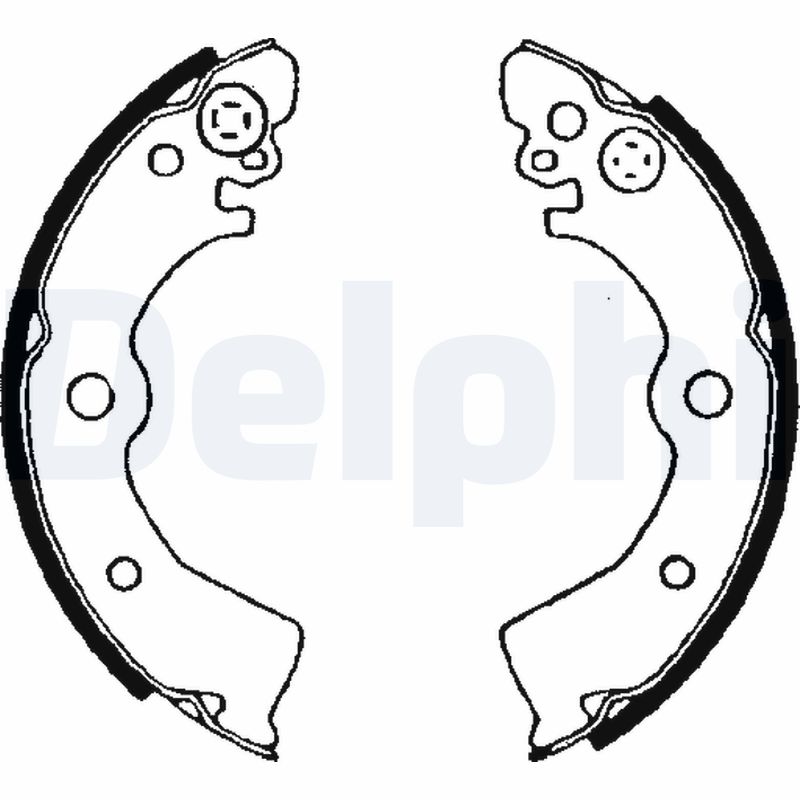 Brake Shoe Set - LS1650 DELPHI