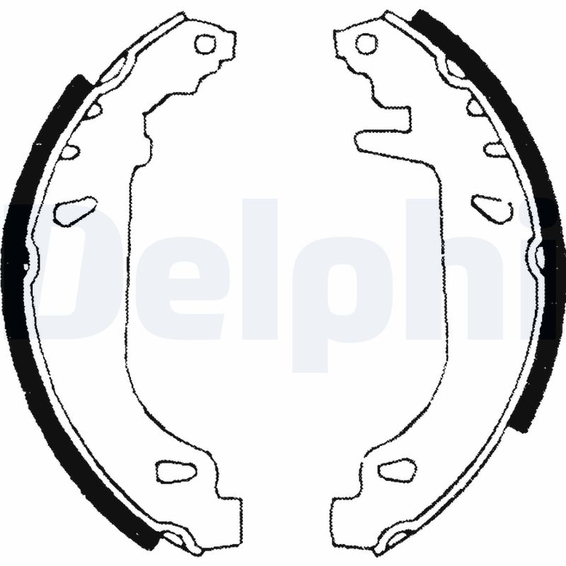 Brake Shoe Set - LS1681 DELPHI
