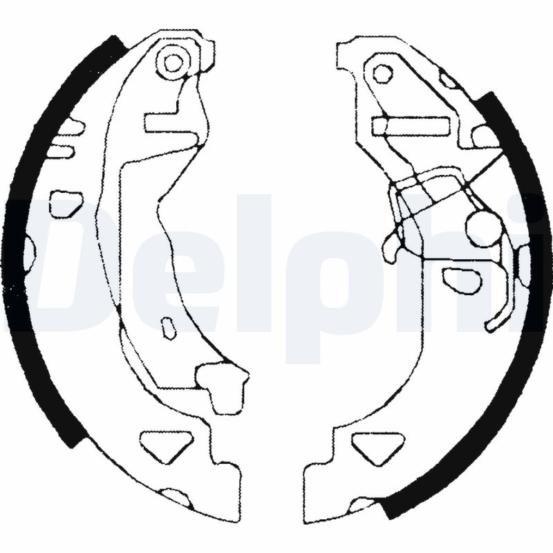 Brake Shoe Set - LS1682 DELPHI