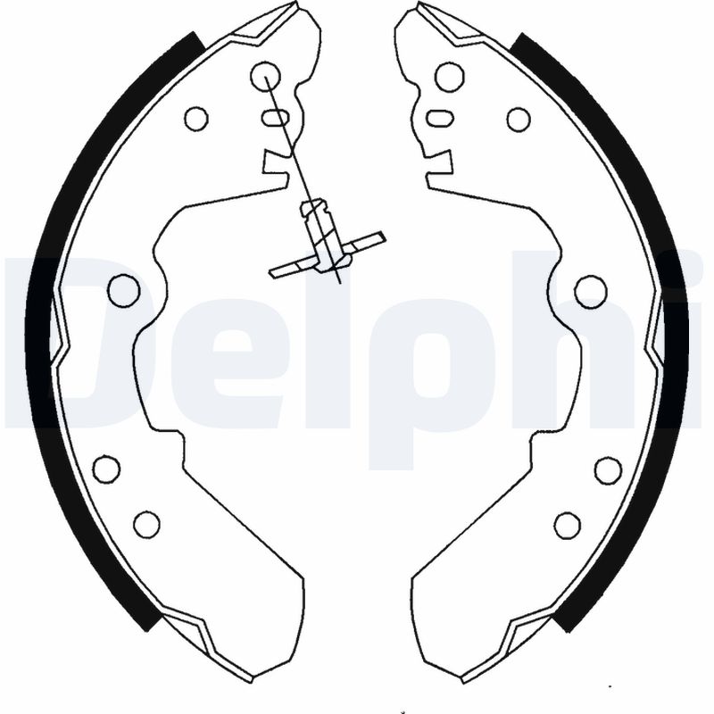 Brake Shoe Set - LS1687 DELPHI