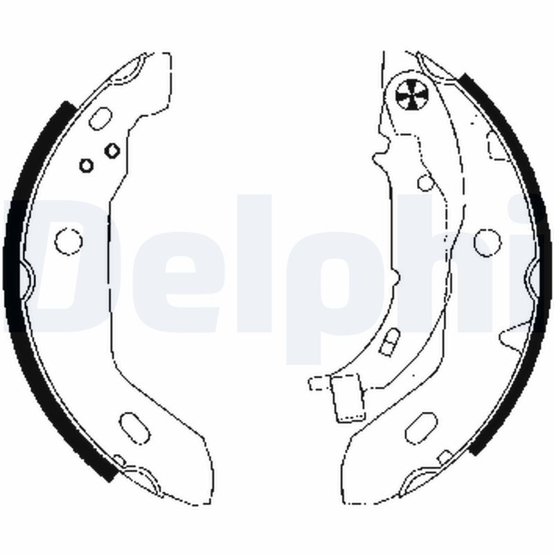 Brake Shoe Set - LS1841 DELPHI