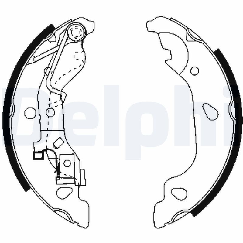 Brake Shoe Set - LS1859 DELPHI