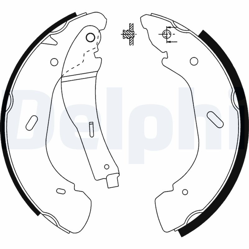 Brake Shoe Set - LS1914 DELPHI