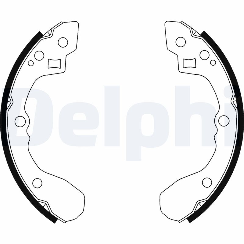 Brake Shoe Set - LS1918 DELPHI